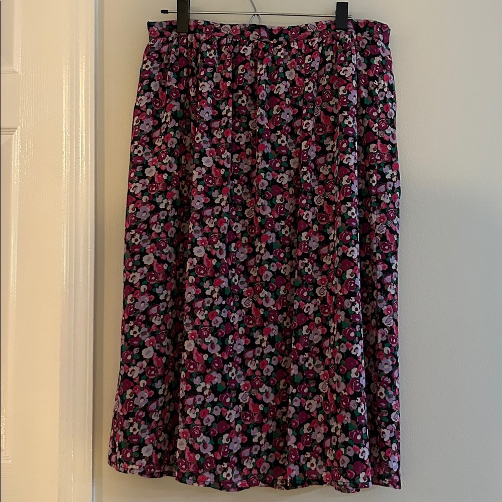 J. Crew beautiful floral print skirt